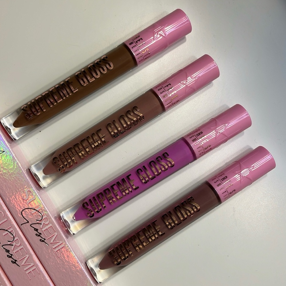 Jeffree Star Cosmetics Lot Bundle Supreme Lip Gloss nude & pink